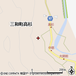 京都府福知山市三和町高杉357周辺の地図
