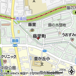 愛知県名古屋市名東区藤里町1107周辺の地図