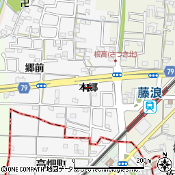 愛知県愛西市根高町本郷245周辺の地図
