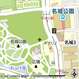 愛知県名古屋市北区名城周辺の地図