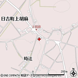 京都府南丹市日吉町上胡麻（向前）周辺の地図