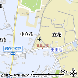 愛知県長久手市立花2910周辺の地図