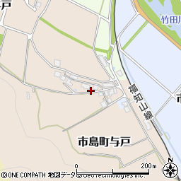 兵庫県丹波市市島町与戸587周辺の地図