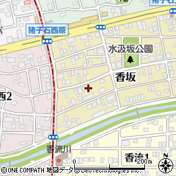 愛知県名古屋市名東区香坂1709周辺の地図