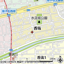 愛知県名古屋市名東区香坂1719周辺の地図