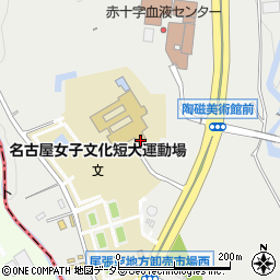 愛知県立　瀬戸つばき特別支援学校周辺の地図