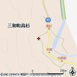京都府福知山市三和町高杉359周辺の地図