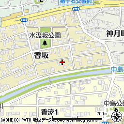 愛知県名古屋市名東区香坂1514周辺の地図
