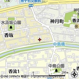 愛知県名古屋市名東区香坂1415周辺の地図