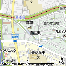 愛知県名古屋市名東区藤里町1101周辺の地図