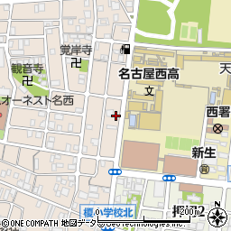 ファミリーマート名古屋西高校前店周辺の地図