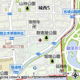 名古屋西教会周辺の地図