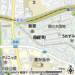 愛知県名古屋市名東区藤里町1102周辺の地図