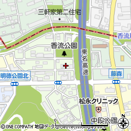愛知県名古屋市名東区藤森西町708周辺の地図