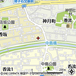 愛知県名古屋市名東区香坂1413周辺の地図