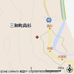 京都府福知山市三和町高杉370周辺の地図
