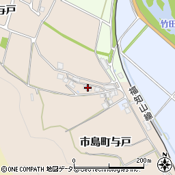 兵庫県丹波市市島町与戸588周辺の地図