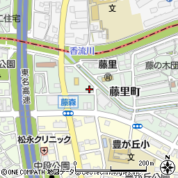 愛知県名古屋市名東区藤里町608周辺の地図