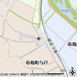 兵庫県丹波市市島町与戸599周辺の地図