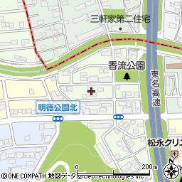愛知県名古屋市名東区藤森西町周辺の地図