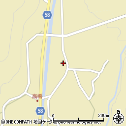 岡山県真庭郡新庄村5441周辺の地図