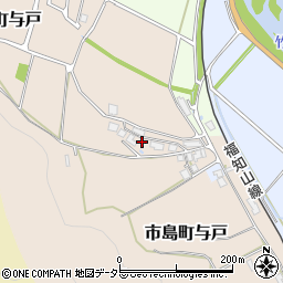 兵庫県丹波市市島町与戸584周辺の地図