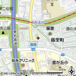 愛知県名古屋市名東区藤里町610周辺の地図