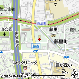 愛知県名古屋市名東区藤里町611周辺の地図