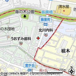 愛知県名古屋市名東区藤里町20周辺の地図