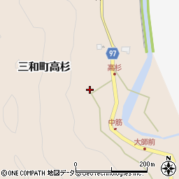京都府福知山市三和町高杉360周辺の地図