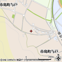 兵庫県丹波市市島町与戸2601周辺の地図