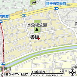 愛知県名古屋市名東区香坂1624周辺の地図