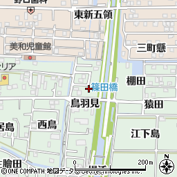 愛知県あま市篠田鳥羽見39-20周辺の地図