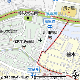 愛知県名古屋市名東区藤里町19周辺の地図