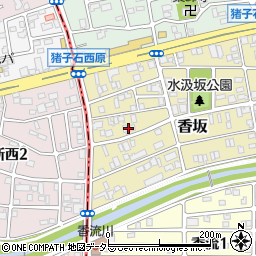 愛知県名古屋市名東区香坂524周辺の地図