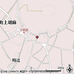 京都府南丹市日吉町上胡麻小山周辺の地図