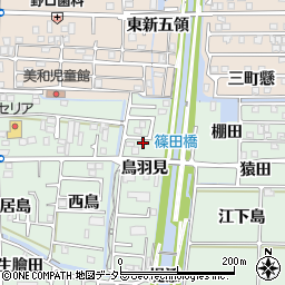 愛知県あま市篠田鳥羽見39-21周辺の地図