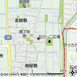 愛知県あま市七宝町沖之島東屋敷周辺の地図