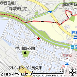 愛知県長久手市上川原9周辺の地図