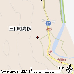 京都府福知山市三和町高杉369周辺の地図