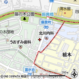 愛知県名古屋市名東区藤里町17周辺の地図