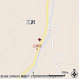 愛知県北設楽郡豊根村三沢横手周辺の地図