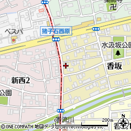 香坂ビル周辺の地図