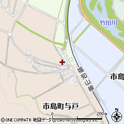 兵庫県丹波市市島町与戸2583周辺の地図