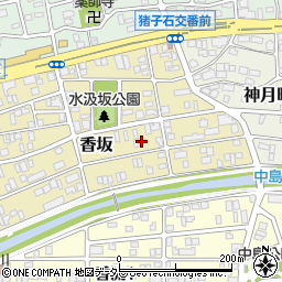 愛知県名古屋市名東区香坂1617周辺の地図
