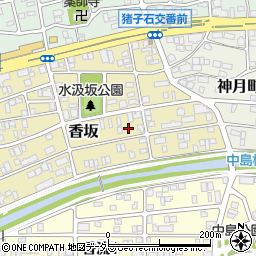 愛知県名古屋市名東区香坂1616周辺の地図