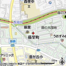 愛知県名古屋市名東区藤里町1006周辺の地図