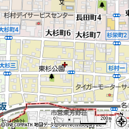 東芳野公園周辺の地図