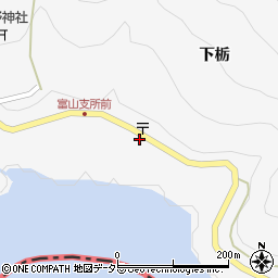 豊根村富山支所周辺の地図