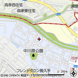愛知県長久手市上川原8周辺の地図